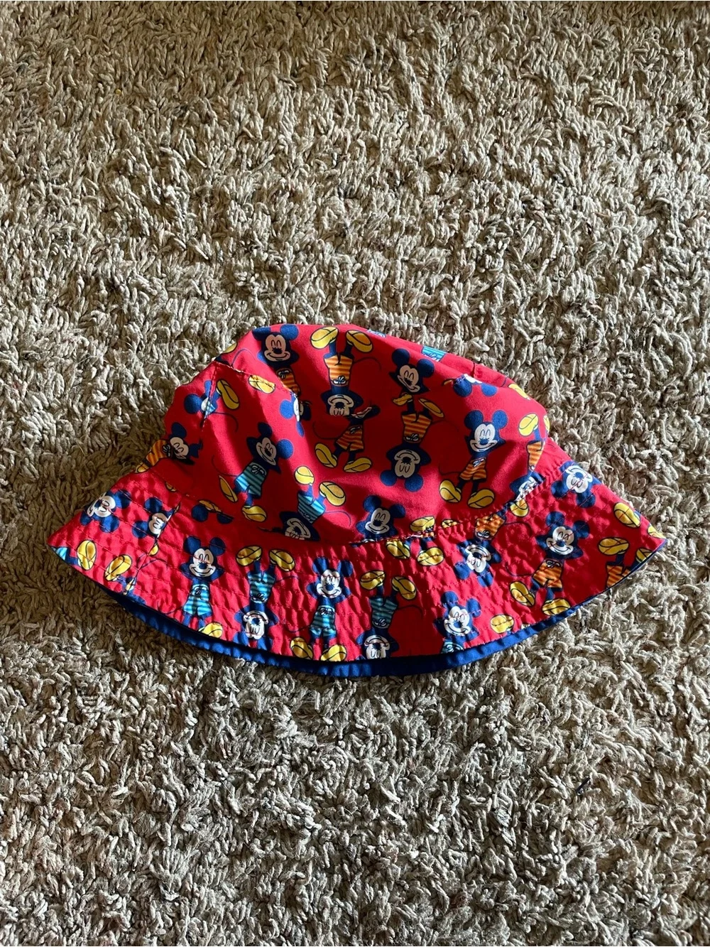 Mickey Mouse Disney Boys Reversible Hat